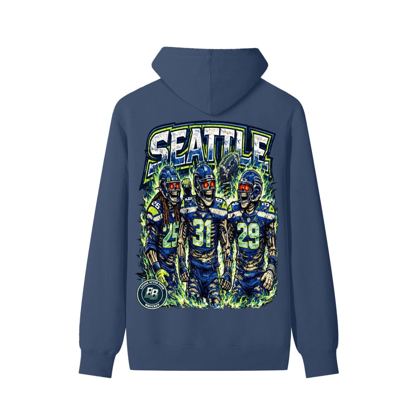 LEGION AFTER DARK HOODIE - SLATE BLUE