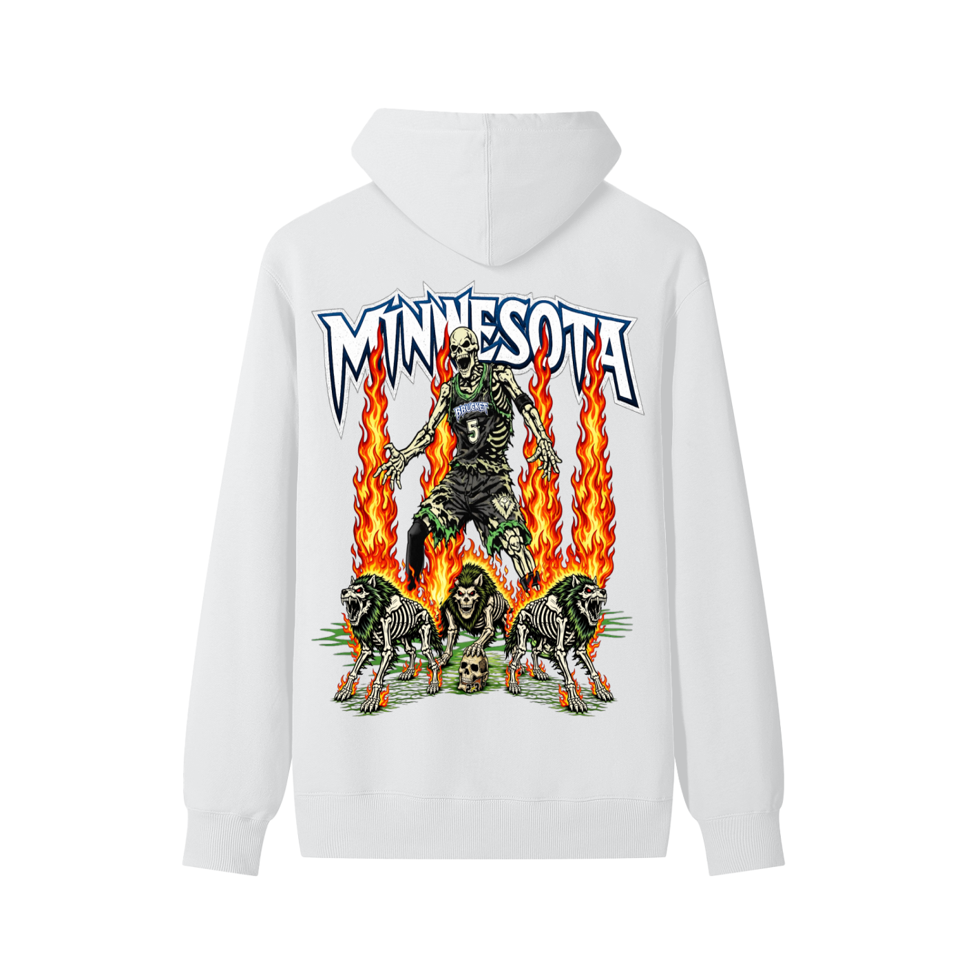 FLIGHT FIVE HOODIE - WHITE