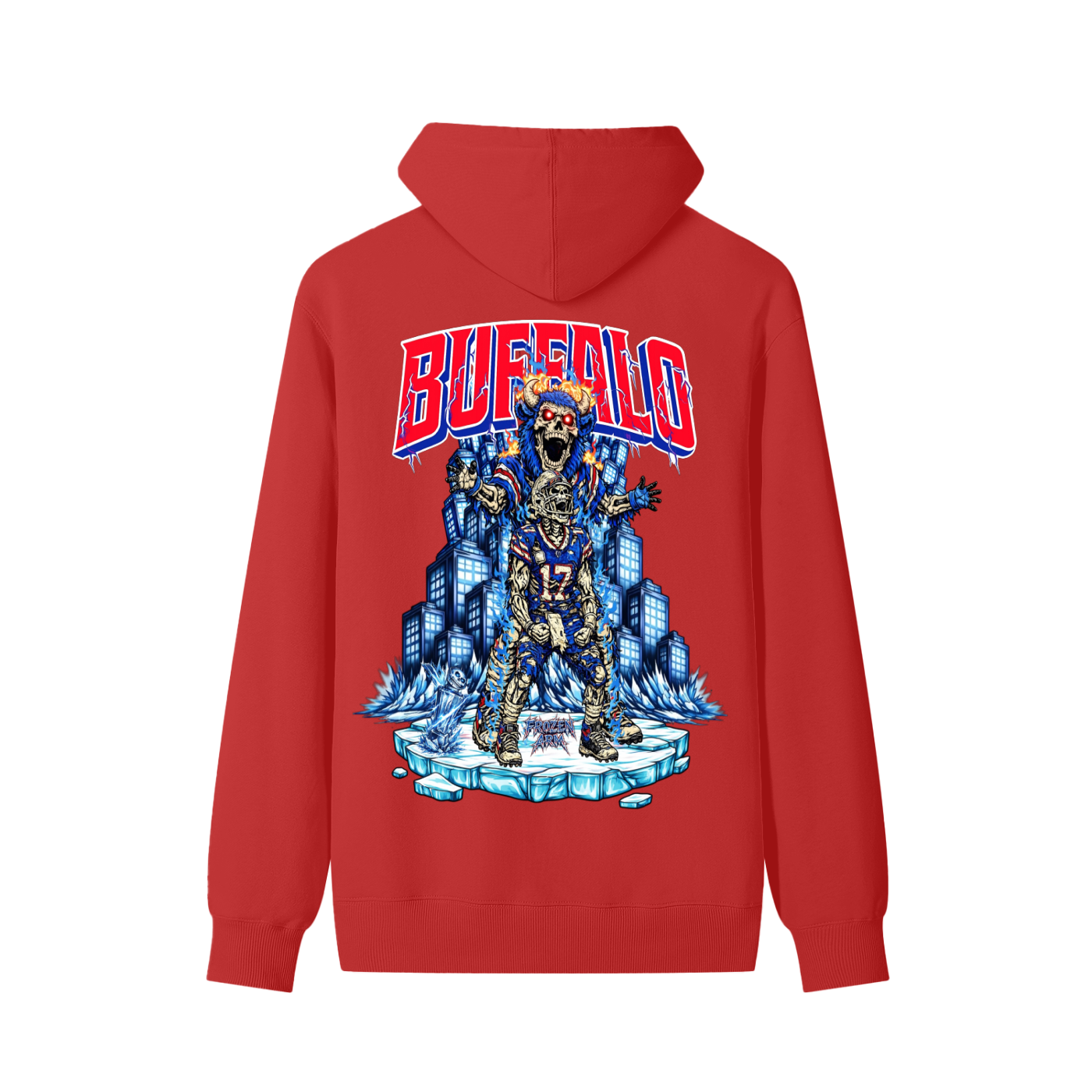 FROZEN ARM HOODIE - RED