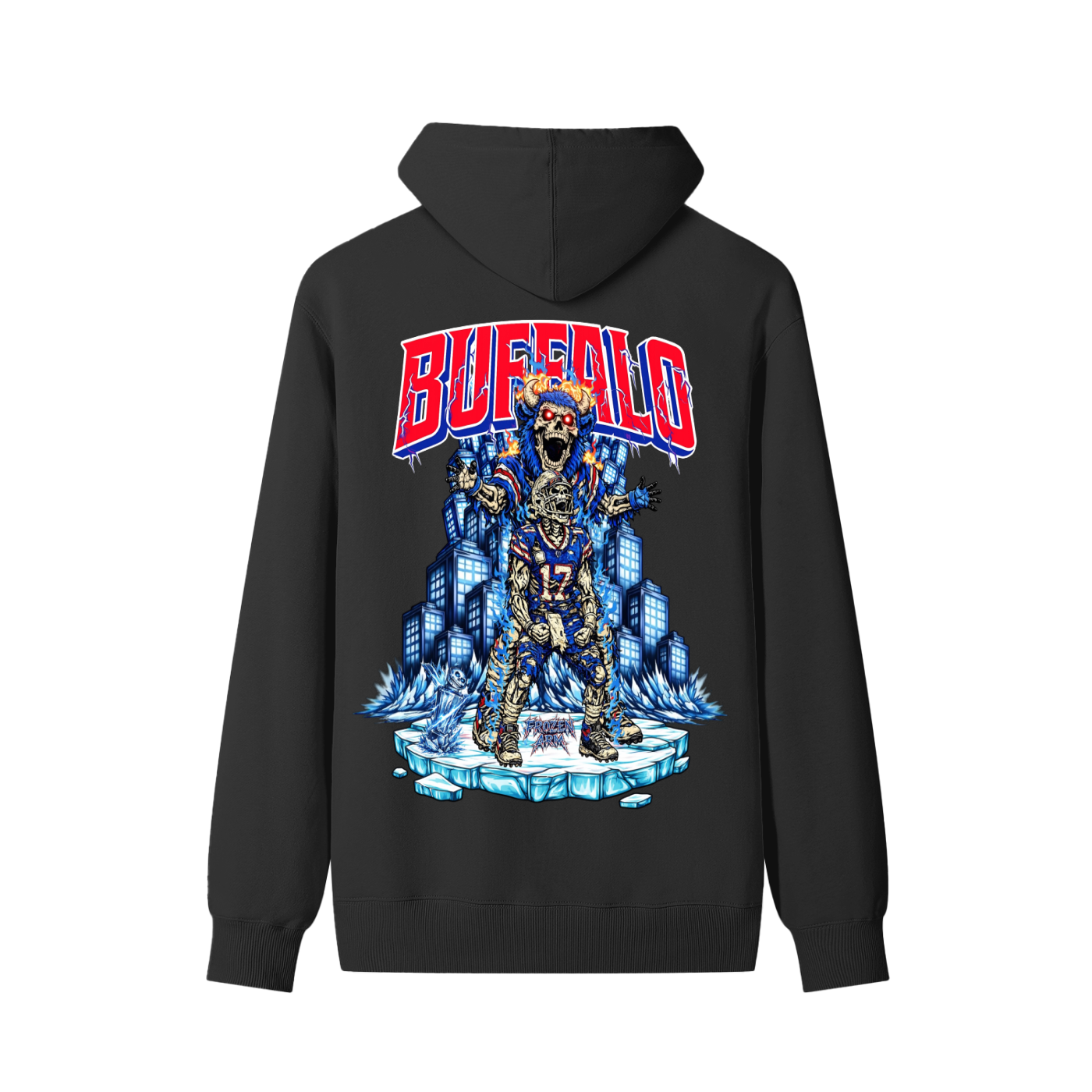 FROZEN ARM HOODIE - BLACK