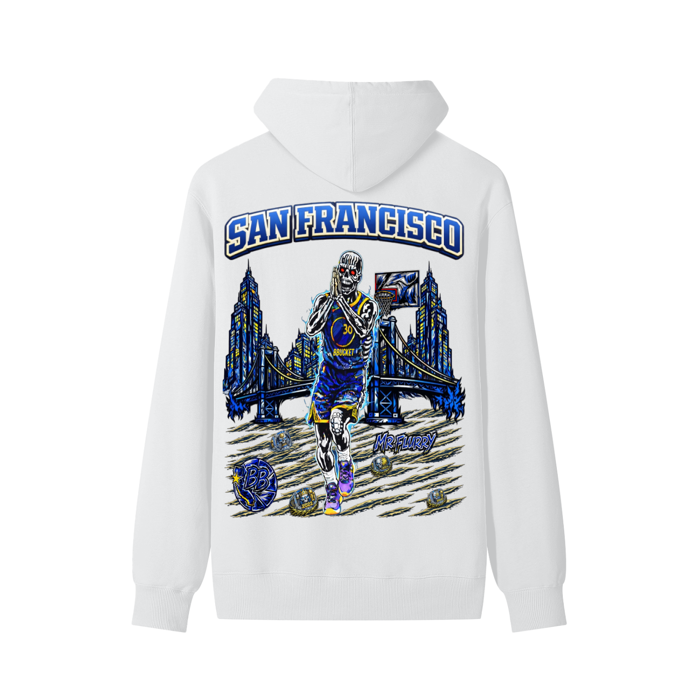 MR FLURRY HOODIE- WHITE