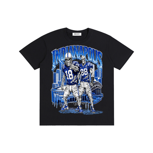 CHAOS CHECK TEE - BLACK