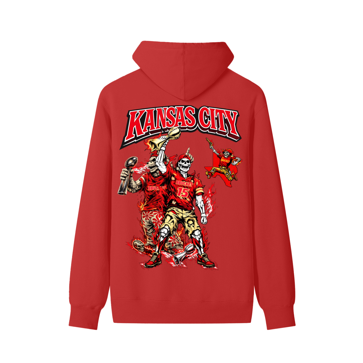 RED KINGDOM HOODIE - RED