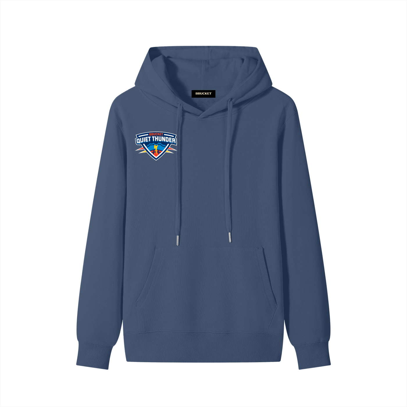 QUIET THUNDER HOODIE - STORM BLUE