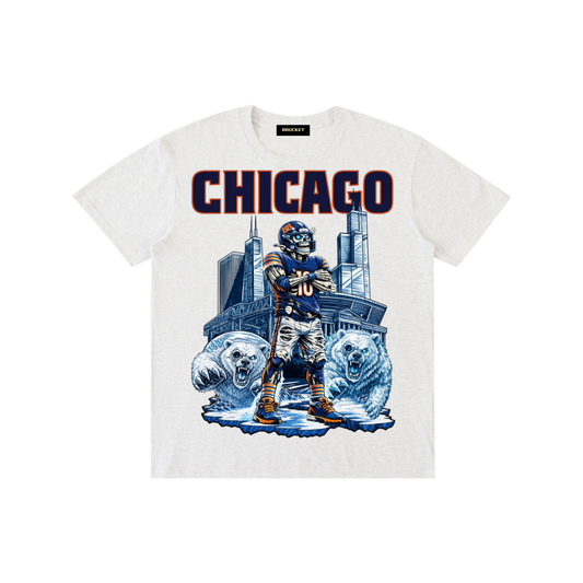 ICEMAN TEE - FLOWER GRAY