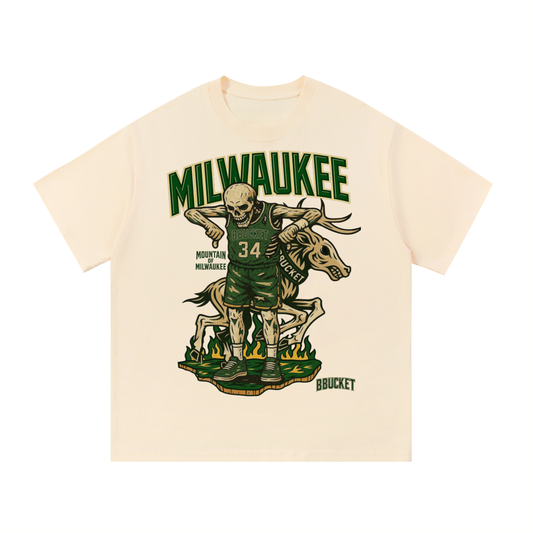 MOUNTAIN OF MILWAUKEE TEE- CREAM