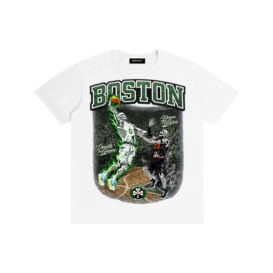 GREEN REAPER TEE - WHITE