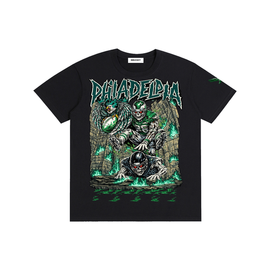 QUADFATHER TEE - BLACK