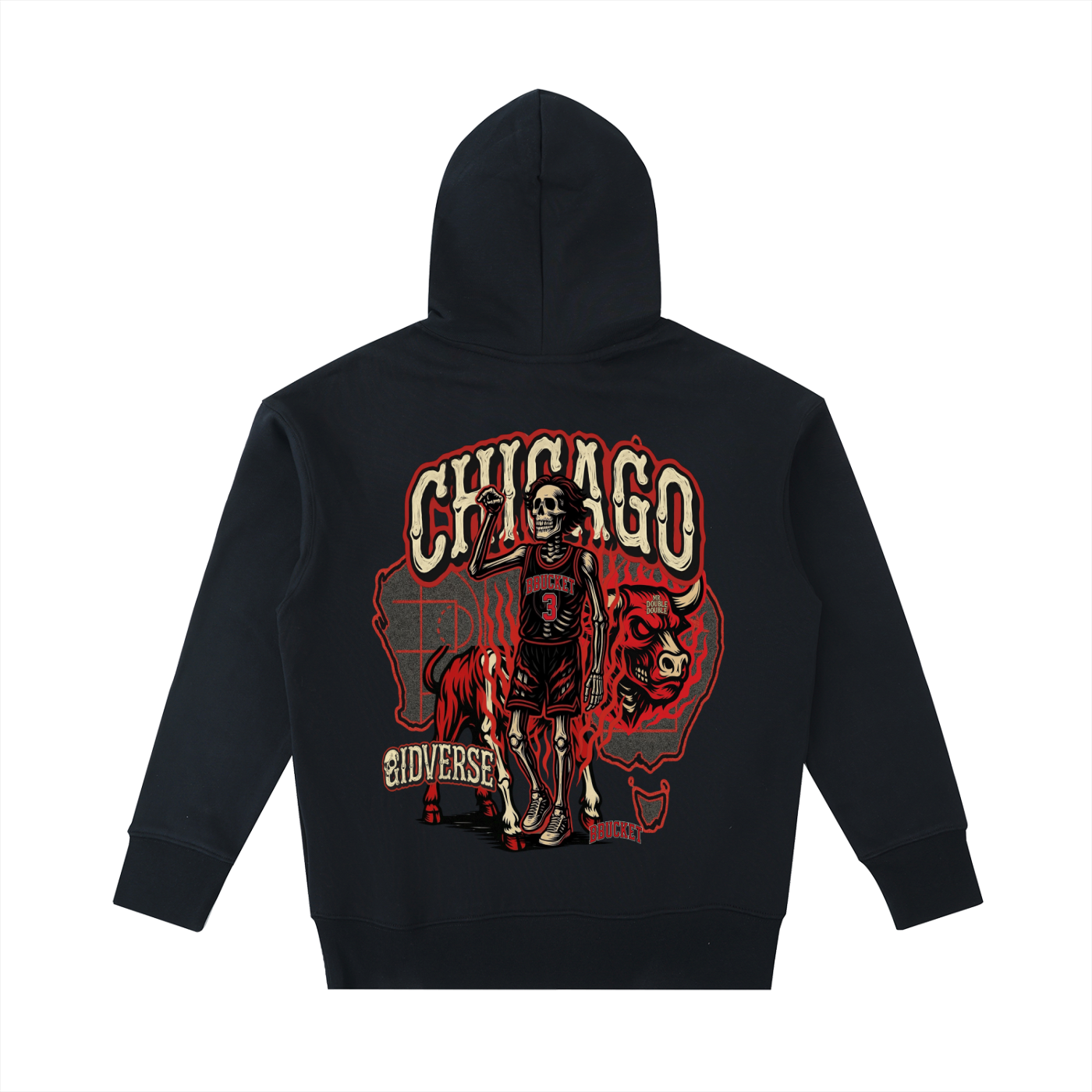 GIDVERSE HOODIE- BLACK