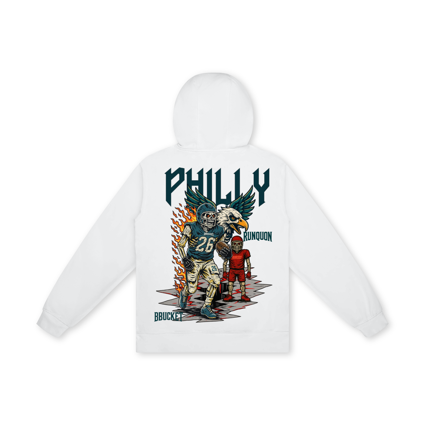 RUNQUAN HOODIE- WHITE