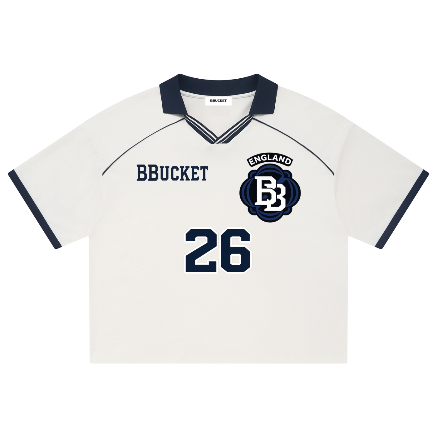 BBUCKET ENGLAND JERSEY - WHITE