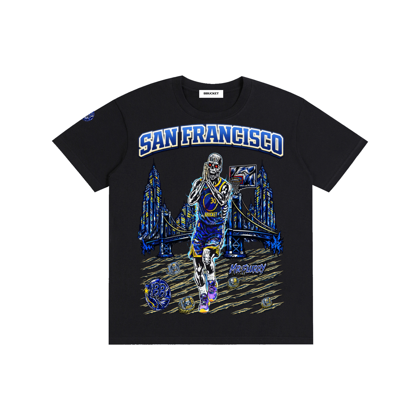 MR FLURRY TEE - BLACK