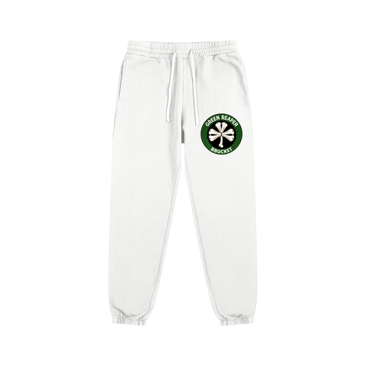 GREEN REAPER SWEATPANT - WHITE