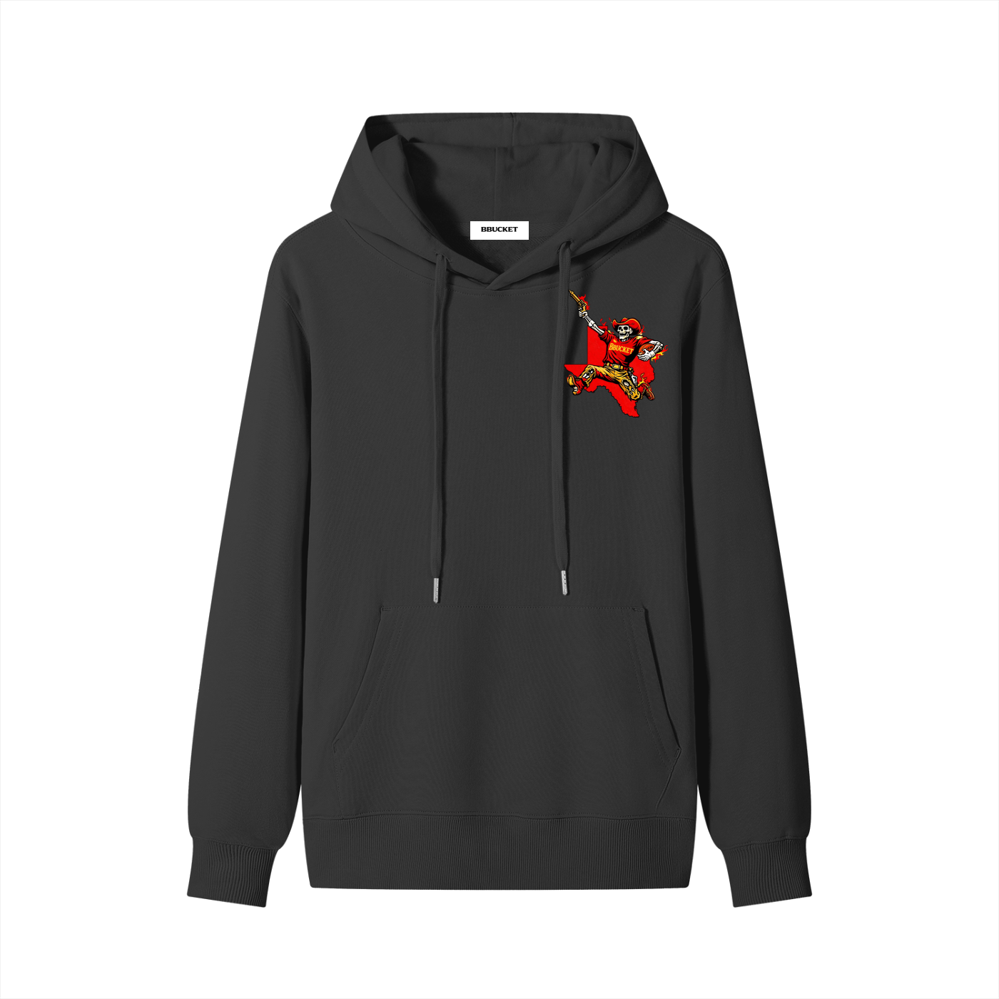 RED KINGDOM HOODIE - BLACK