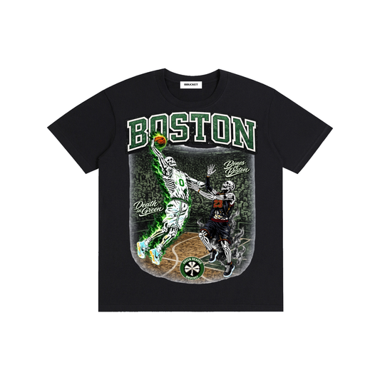 GREEN REAPER TEE - BLACK