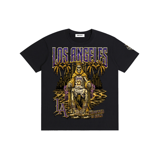 CROWNED IN GOLD TEE - BLACK