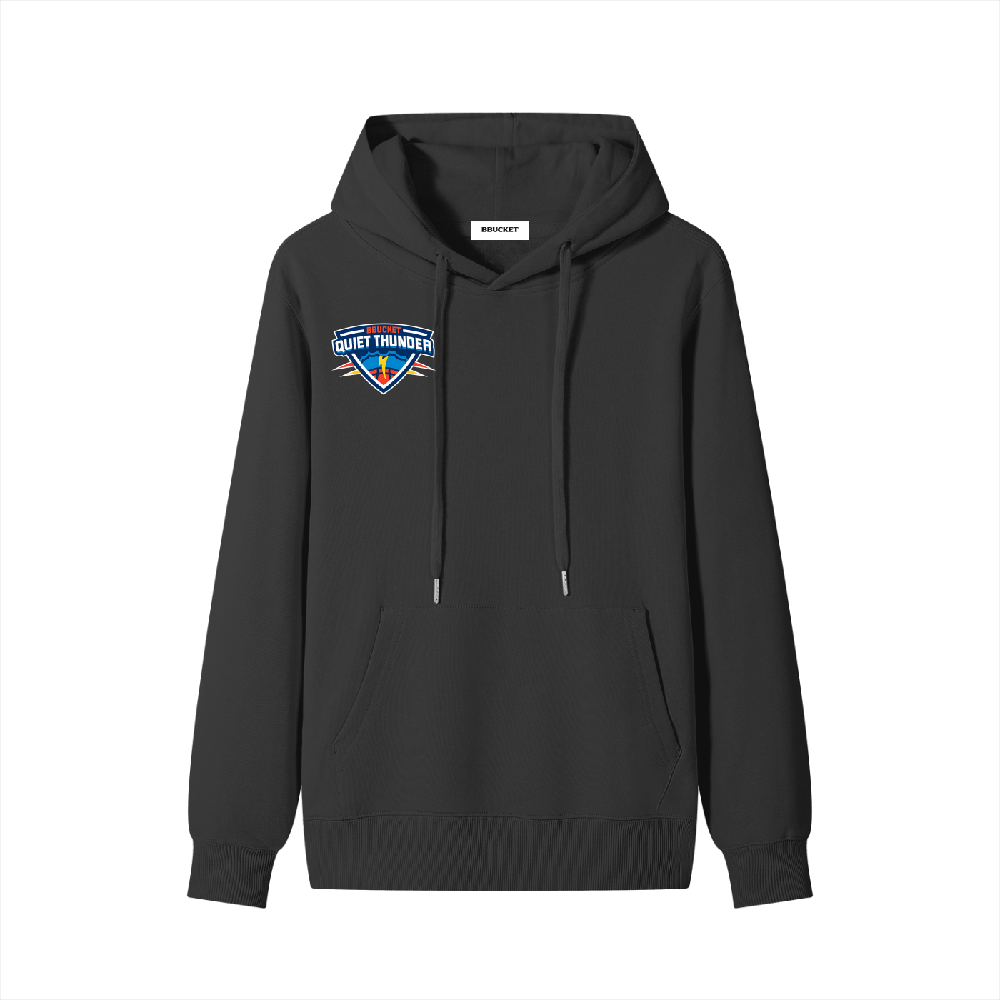 QUIET THUNDER HOODIE - BLACK