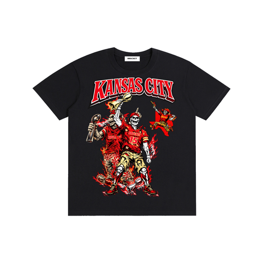 RED KINGDOM TEE - BLACK