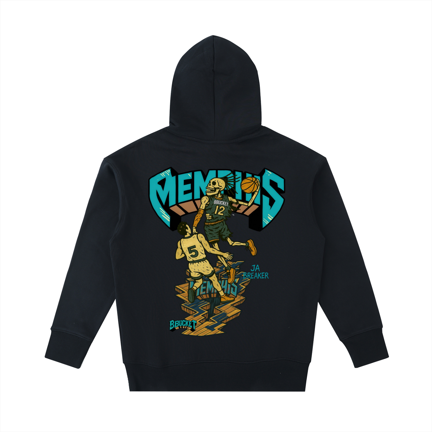 JA BREAKER HOODIE- BLACK