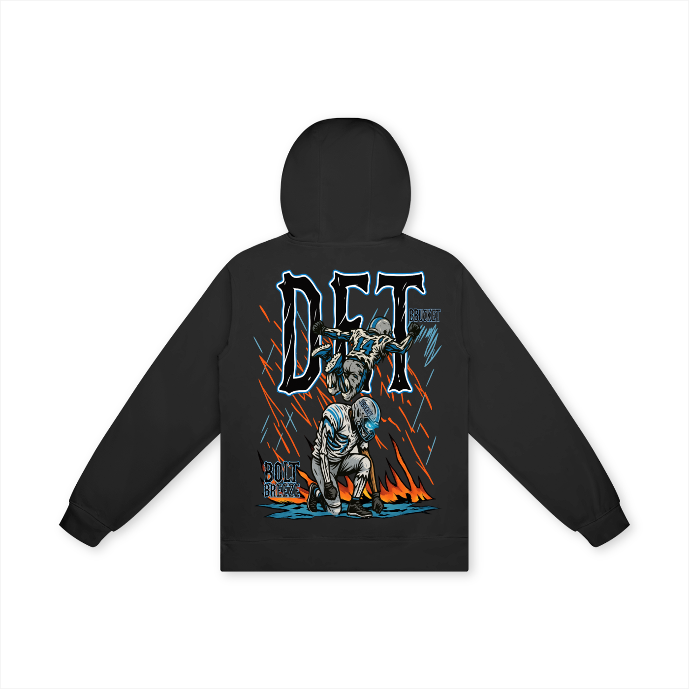 BOLT BREEZE HOODIE- BLACK