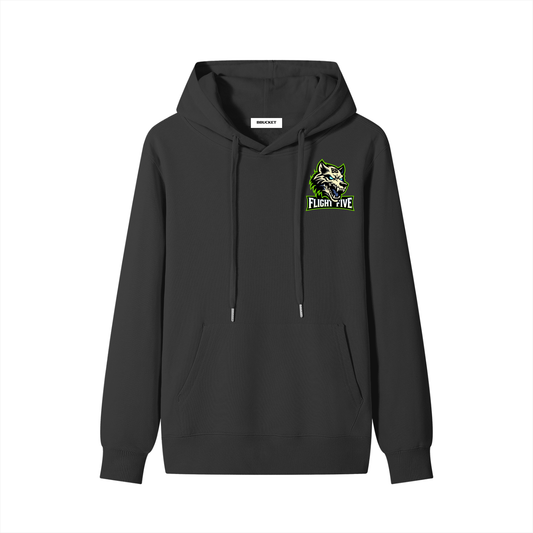 FLIGHT FIVE HOODIE - BLACK