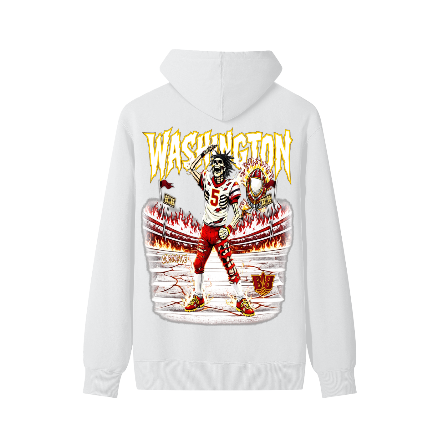 CAPITALFIVE HOODIE - WHITE
