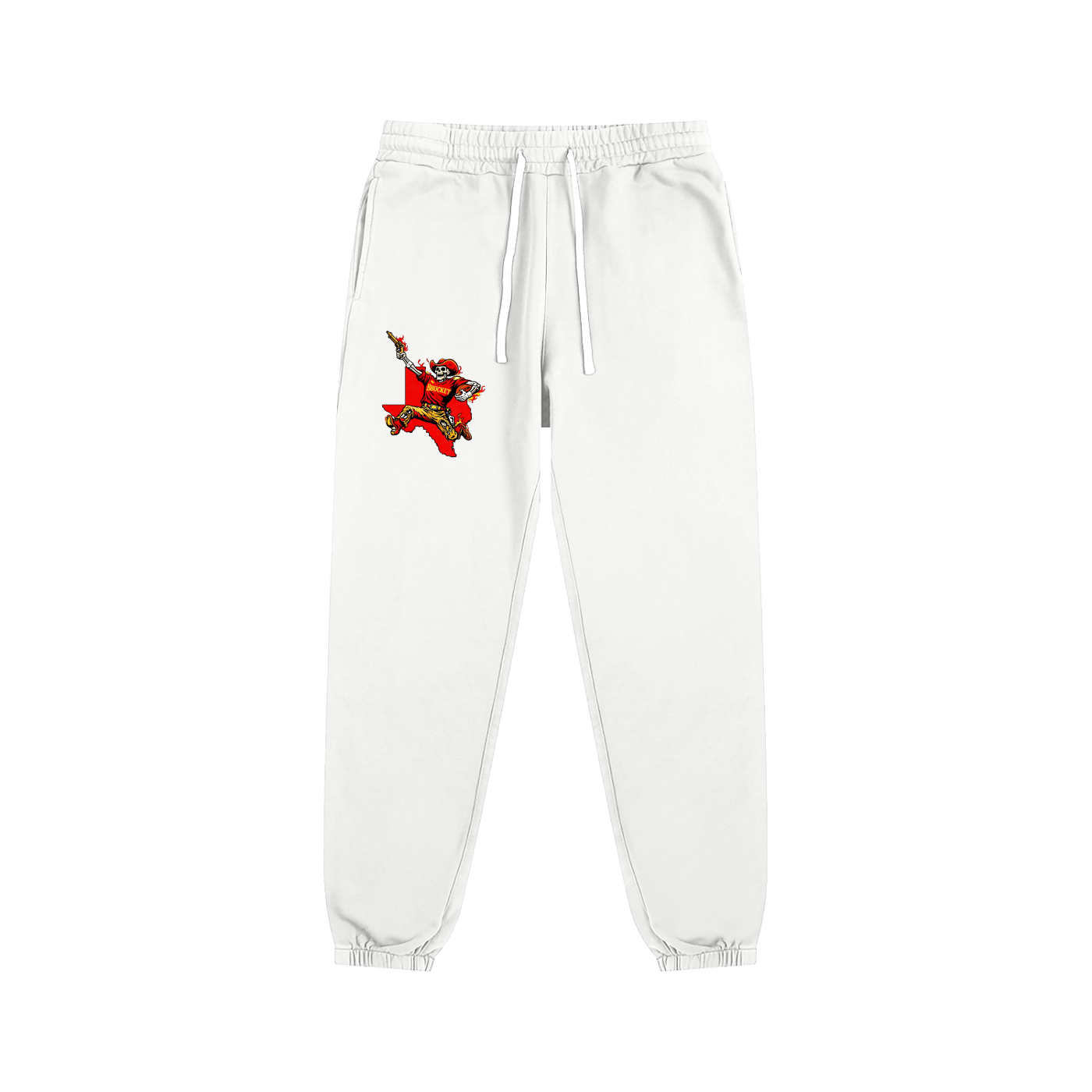 RED KINGDOM SWEATPANT - WHITE