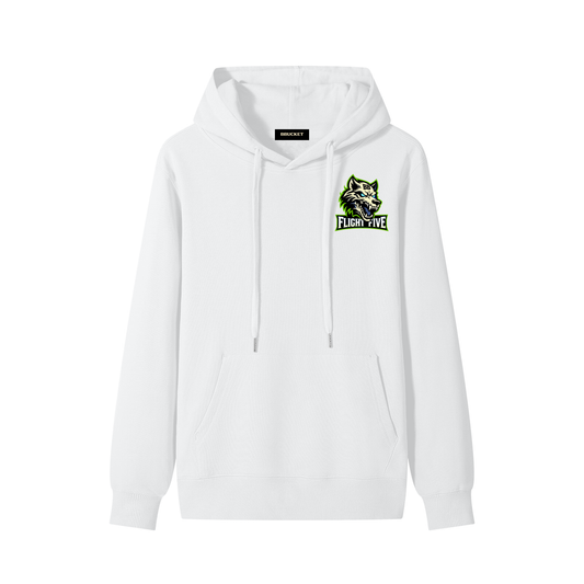 FLIGHT FIVE HOODIE - WHITE