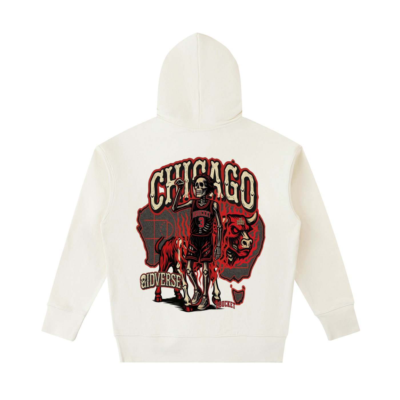 GIDVERSE HOODIE- CREAM