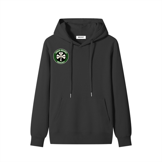GREEN REAPER HOODIE - BLACK