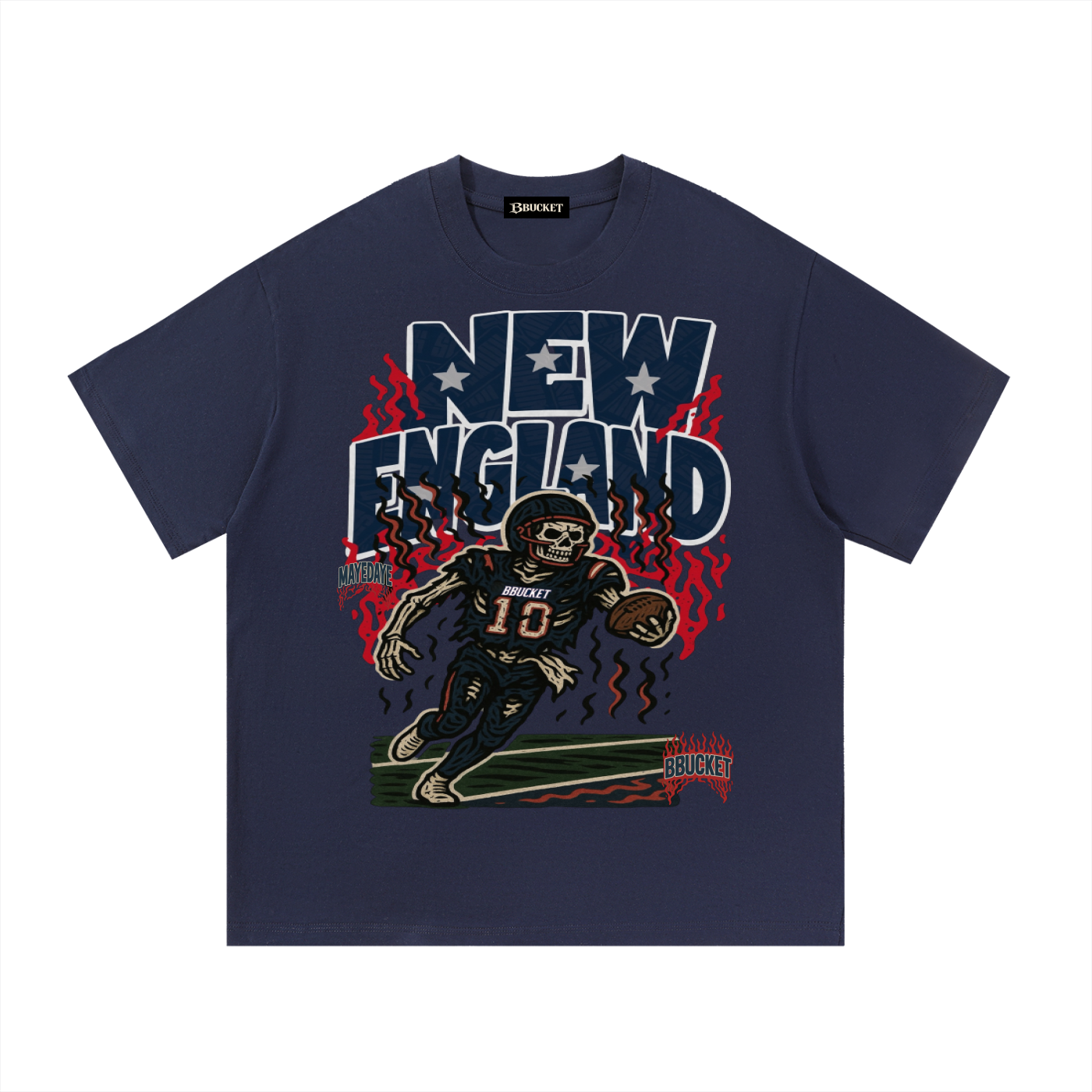MAYEDAYE TEE- NAVY BLUE