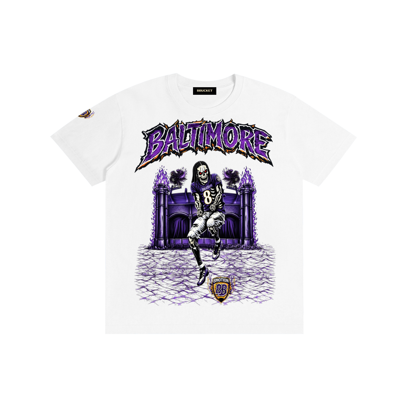 8MOTION TEE - WHITE