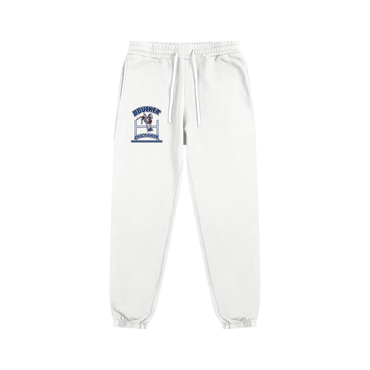 CHAOS CHECK SWEATPANT - WHITE